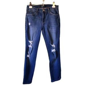 KanCan Distressed Ankle Skinny Jeans Size 24
